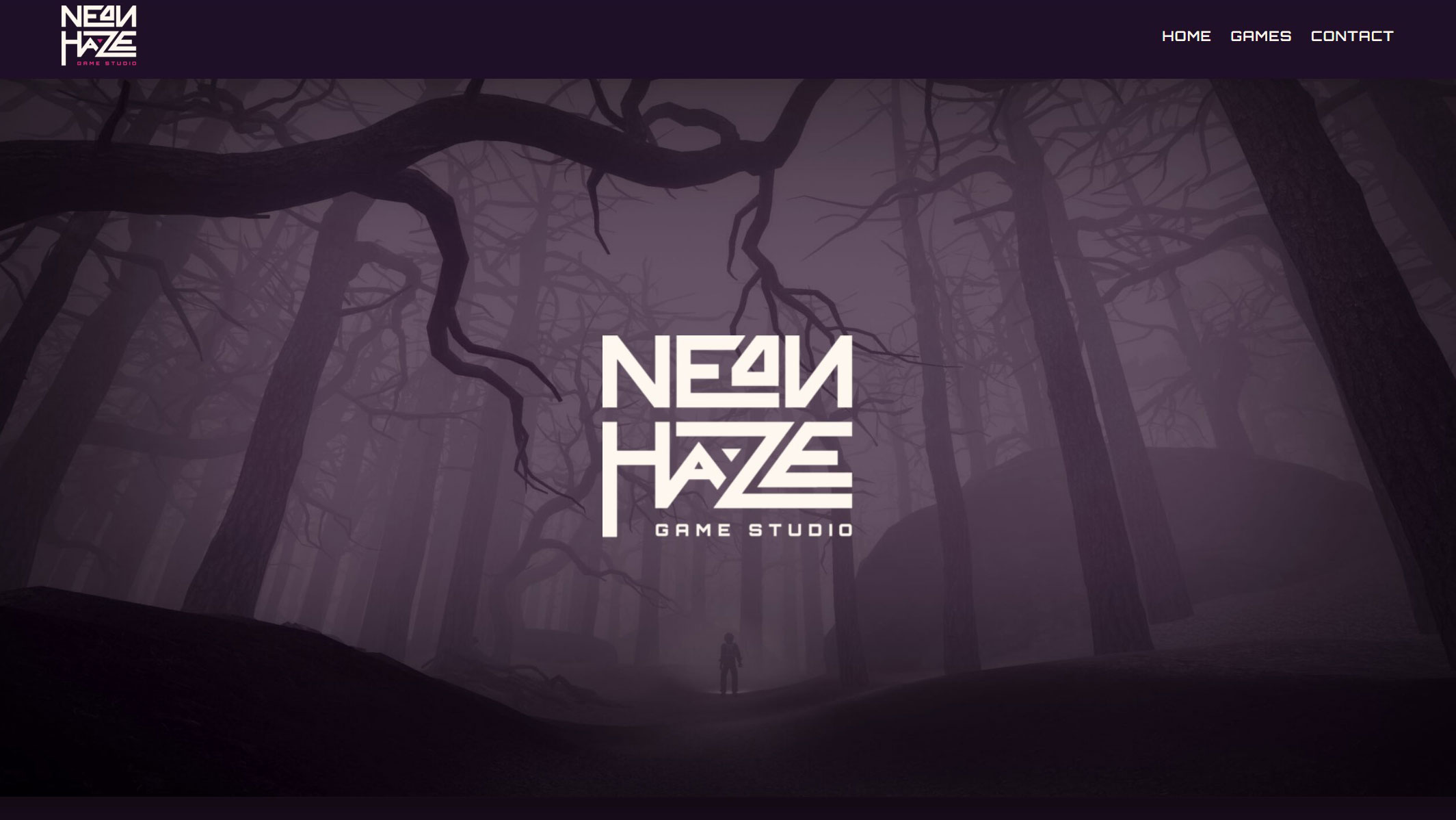NeonHazeGameStudio.com hero image